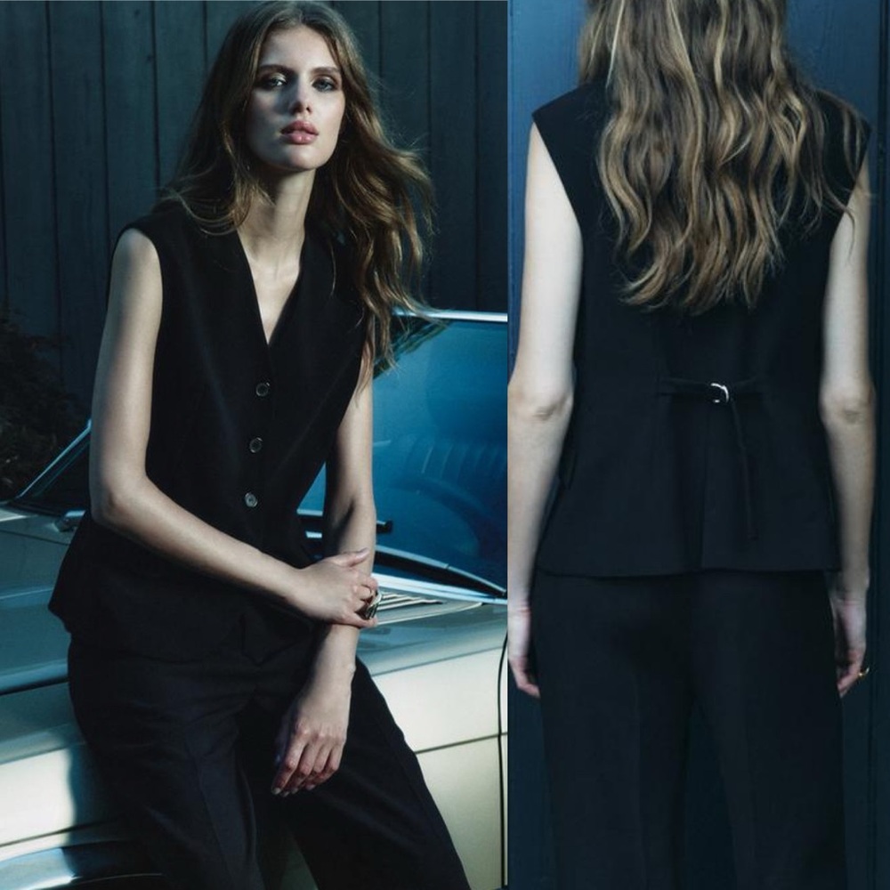 ZARA WAISTCOAT WITH POCKETS